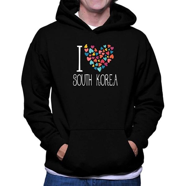 men's hoodies & sweatshirts teeburon i love south korea colorful hearts hoodie, Black
men's hoodies & sweatshirts teeburon i love south korea colorful hearts hoodie, Black