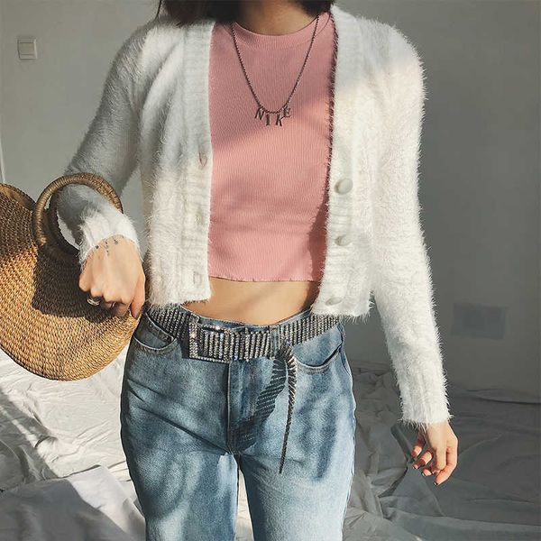 women's sweaters spring summer women causal knitted long sleeves cardigans with buttons deep v neck crop knit jumpers sweater owbf, White;black
women's sweaters spring summer women causal knitted long sleeves cardigans with buttons deep v neck crop knit jumpers sweater owbf, White;black