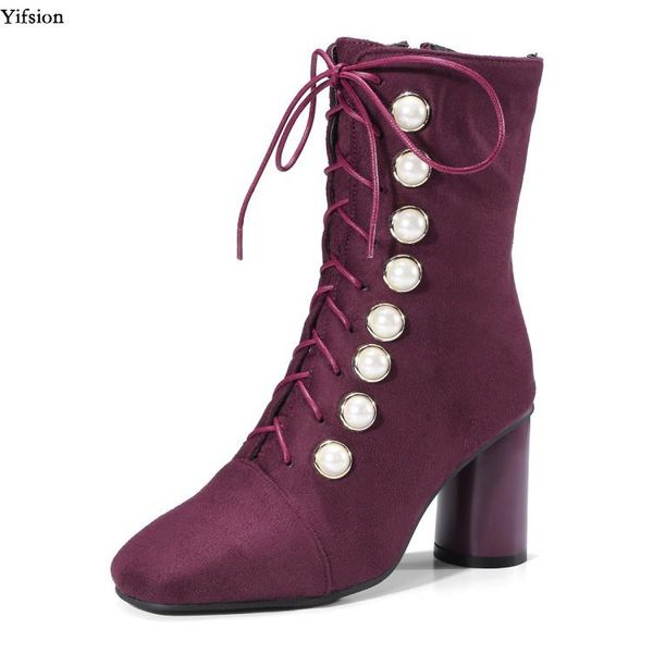 boots olomm women winter pearl ankle square high heels nice toe black wine red party shoes plus us size 3-16
boots olomm women winter pearl ankle square high heels nice toe black wine red party shoes plus us size 3-16