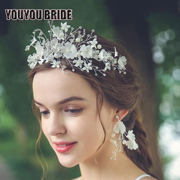 luxury wedding tiara crown earrings silver color flower crystal pearl hair accessories bridal jewelry big headbands clips & barrettes, Golden;silver
luxury wedding tiara crown earrings silver color flower crystal pearl hair accessories bridal jewelry big headbands clips & barrettes, Golden;silver