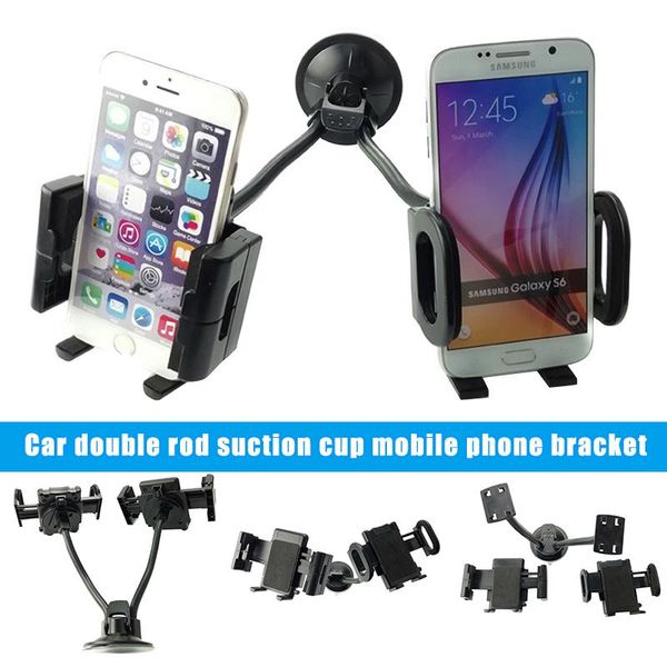 car dual head phone mount holder dashboard strong suction cup stand bracket xk88 cell mounts & holders
car dual head phone mount holder dashboard strong suction cup stand bracket xk88 cell mounts & holders