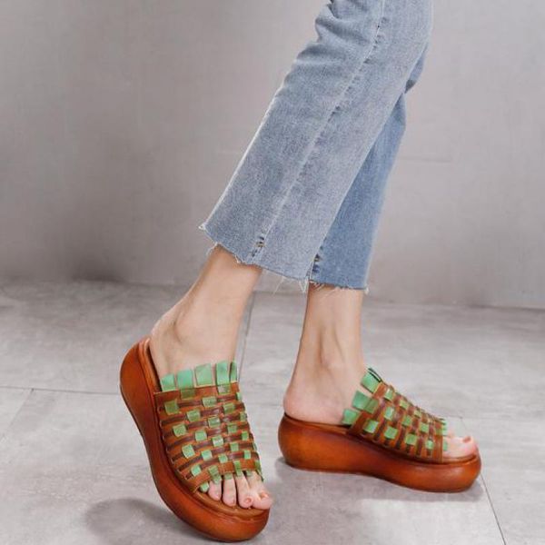 slippers yourseason summer ladies mixed colors casual shoes 2021 genuine leather outside slides women wedges leisure sewing, Black
slippers yourseason summer ladies mixed colors casual shoes 2021 genuine leather outside slides women wedges leisure sewing, Black