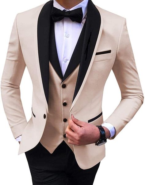 men's suits & blazers suit wedding groom slim fit for men costume business formal party(blazer+vest+pants), White;black
men's suits & blazers suit wedding groom slim fit for men costume business formal party(blazer+vest+pants), White;black