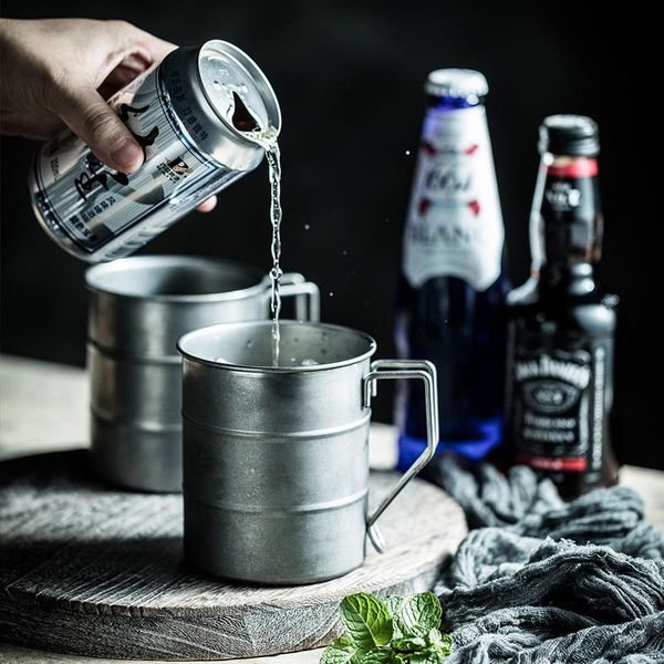 mugs 600ml 304 stainless steel vintage frosted silver beer cup creativity cold water drinks household office use gargle
mugs 600ml 304 stainless steel vintage frosted silver beer cup creativity cold water drinks household office use gargle