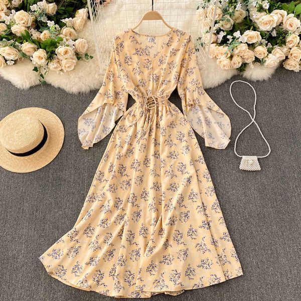 women boho floral dress design irregular long sleeve v neck belt a-line dress spring korean vacation print long dress 210715, Black;gray
women boho floral dress design irregular long sleeve v neck belt a-line dress spring korean vacation print long dress 210715, Black;gray