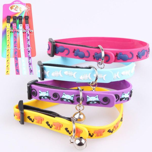 pcs/lot wholesale soft silicone dog cat collars with bells adjustable elastic for small dogs 20e & leashes
pcs/lot wholesale soft silicone dog cat collars with bells adjustable elastic for small dogs 20e & leashes