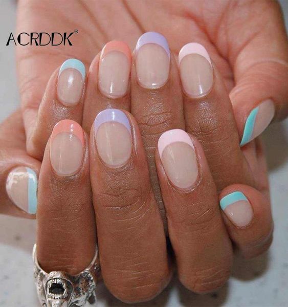 false nails 24pcs candy colors nail patch round head glue type removable super short paragraph fashion manicure dw, Red;gold
false nails 24pcs candy colors nail patch round head glue type removable super short paragraph fashion manicure dw, Red;gold