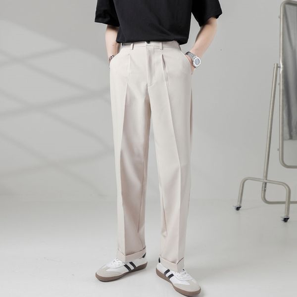 men's pants korean suit fashion black gray beige casual men streetwear loose straight dress mens trousers s-3xl s0xc
men's pants korean suit fashion black gray beige casual men streetwear loose straight dress mens trousers s-3xl s0xc