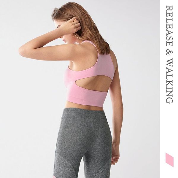 gym clothing r&w summer sports bra high intensity running yoga fitness training workout vest female open back outdoor sport, White;black
gym clothing r&w summer sports bra high intensity running yoga fitness training workout vest female open back outdoor sport, White;black