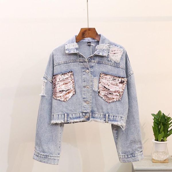 women's suits & blazers high street fashion 2021 designer jacket sequined denim short, White;black
women's suits & blazers high street fashion 2021 designer jacket sequined denim short, White;black