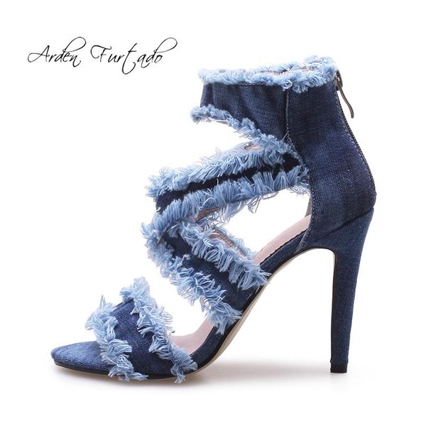 arden furtado 2021 summer high heels 10cm big size 40-43 peep toe blue denim fashion jeans sandals shoes for woman cover, Black
arden furtado 2021 summer high heels 10cm big size 40-43 peep toe blue denim fashion jeans sandals shoes for woman cover, Black