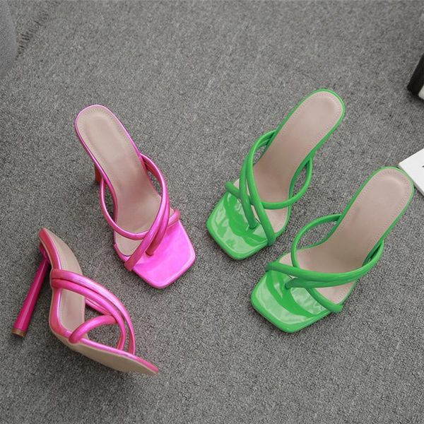 fashion slides muller women 11.5cm high heels fetish summer sandals green roman slippers party stripper shoes plus size 42, Black
fashion slides muller women 11.5cm high heels fetish summer sandals green roman slippers party stripper shoes plus size 42, Black