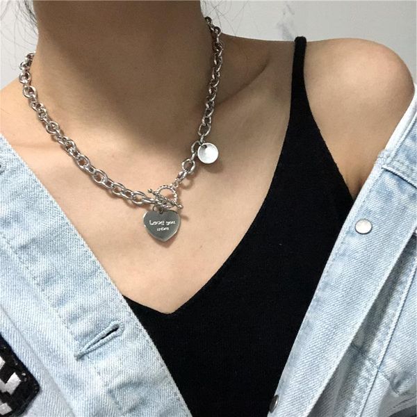 chains titanium steel letters love necklace niche design original suchao collarbone chain female brand openings lovely party, Silver
chains titanium steel letters love necklace niche design original suchao collarbone chain female brand openings lovely party, Silver