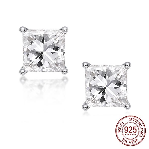 real sterling silver princess cut 9mm zirconia stud earrings for women wedding brincos boucle d'oreille femme bijoux jewelry e-075, Golden;silver 
real sterling silver princess cut 9mm zirconia stud earrings for women wedding brincos boucle d'oreille femme bijoux jewelry e-075, Golden;silver