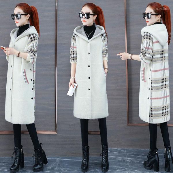 women's wool & blends gold mink woolen coat mid-length casual fashion cover meat autumn style, Black
women's wool & blends gold mink woolen coat mid-length casual fashion cover meat autumn style, Black