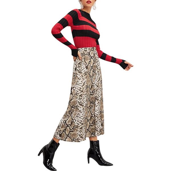skirts women fashion snakeskin pattern animal print side split long maxi bottom casual female skirt, Black
skirts women fashion snakeskin pattern animal print side split long maxi bottom casual female skirt, Black