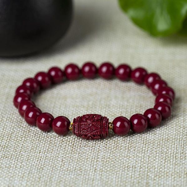 beaded, strands natural cinnabar raw ore high content bracelet men's and women's clover classic round bead a birthday present, Black
beaded, strands natural cinnabar raw ore high content bracelet men's and women's clover classic round bead a birthday present, Black