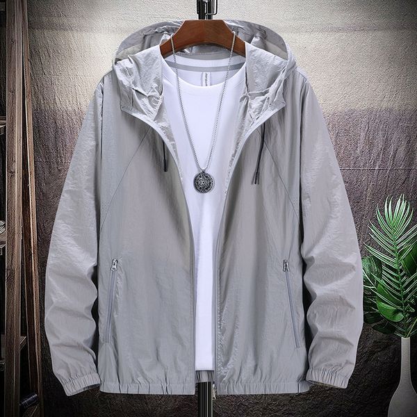 men's clothes casual coat hooded anti wear slim sunscreen summer windbreaker jacket, Black;brown
men's clothes casual coat hooded anti wear slim sunscreen summer windbreaker jacket, Black;brown