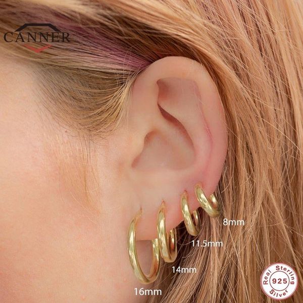 hoop & huggie canner multi-size cool style 100% 925 sterling silver zircon earrings for women piercing earring jewelry pendients, Golden;silver
hoop & huggie canner multi-size cool style 100% 925 sterling silver zircon earrings for women piercing earring jewelry pendients, Golden;silver