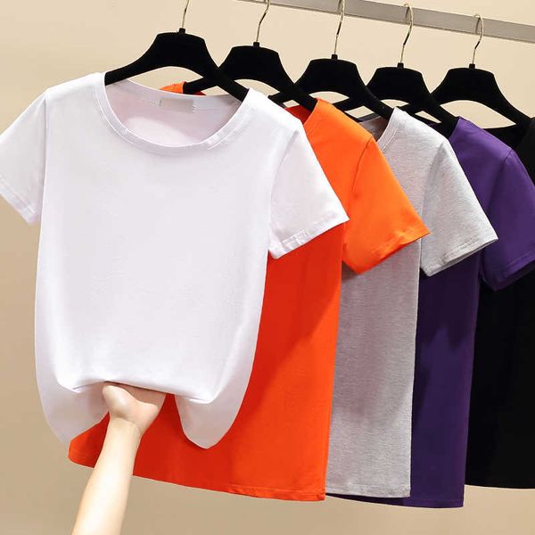 plus size s-3xl candy color modal tshirt women clothing summer tshirt short sleeve casual solid pink tee shirt femme 210604, White
plus size s-3xl candy color modal tshirt women clothing summer tshirt short sleeve casual solid pink tee shirt femme 210604, White