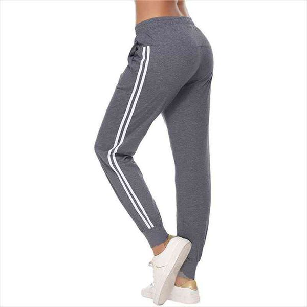fashion active women lace up high-waist trousers casual female street wear side striped sports pants, Black;white
fashion active women lace up high-waist trousers casual female street wear side striped sports pants, Black;white