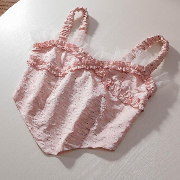 camisoles & tanks summer lace stitching design vest pink pleated minority sleeveless sling soft girl slim versatile top, Black;white
camisoles & tanks summer lace stitching design vest pink pleated minority sleeveless sling soft girl slim versatile top, Black;white