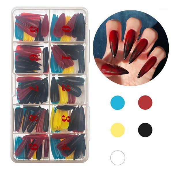 500pcs/box color mix long stiletto fasle nail art tips artificial nails sharp manicure acrylic uv gel 23~37mm fake nail1, Red;gold
500pcs/box color mix long stiletto fasle nail art tips artificial nails sharp manicure acrylic uv gel 23~37mm fake nail1, Red;gold