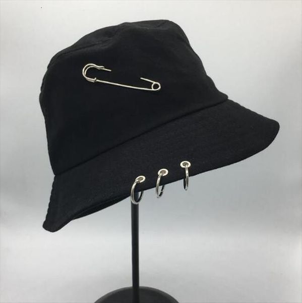 vintage iron ring pin design basin caps fisherman hat men women leisure hats, Blue;gray
vintage iron ring pin design basin caps fisherman hat men women leisure hats, Blue;gray