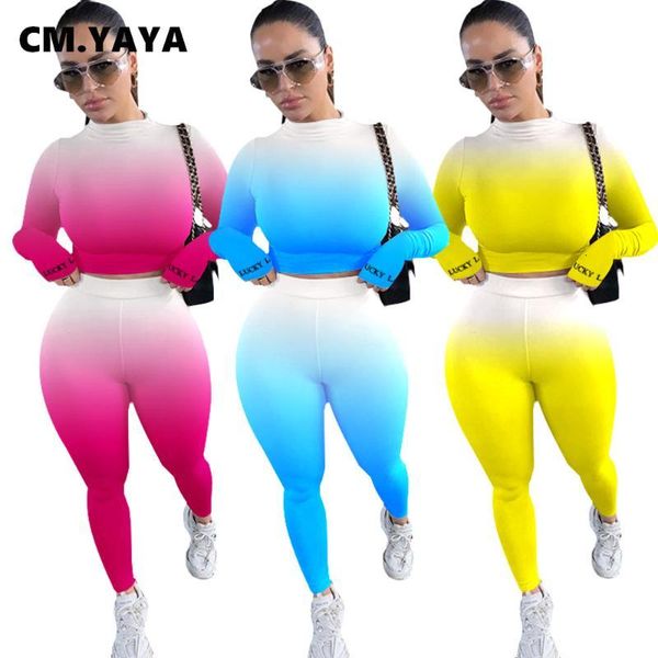 women's tracksuits cm.yaya sport lucky lable embroidery gradient print set tee pants tracksuit two piece outfit active sweatsuit xx0z, Gray
women's tracksuits cm.yaya sport lucky lable embroidery gradient print set tee pants tracksuit two piece outfit active sweatsuit xx0z, Gray