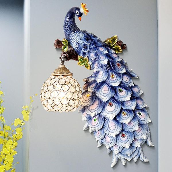 wall lamp classic led crystal fashion peacock nordic bedroom bedside living room tv background
wall lamp classic led crystal fashion peacock nordic bedroom bedside living room tv background
