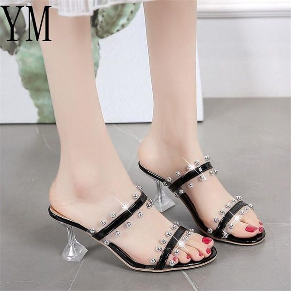 dress shoes 2021 women sandals celebrity wearing simple style pvc clear strappy rivet high heels woman transparent 3colour, Black
dress shoes 2021 women sandals celebrity wearing simple style pvc clear strappy rivet high heels woman transparent 3colour, Black