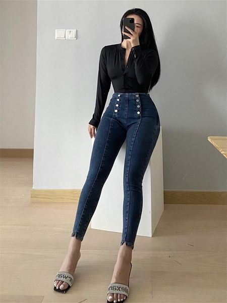 women's jeans kardashian same paragraph double breasted nine point feet woman pants y2k fashion butterfly high waist streetwear 90s, Blue
women's jeans kardashian same paragraph double breasted nine point feet woman pants y2k fashion butterfly high waist streetwear 90s, Blue