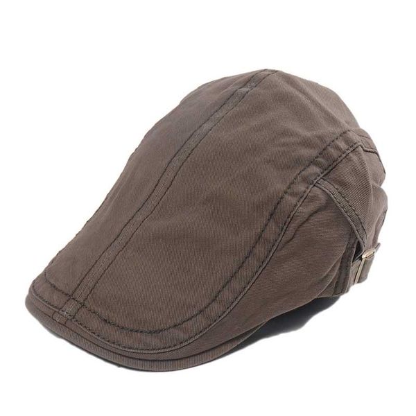 berets 2021 spring summer men's hats duckbill hat for male washed cotton solid golf visors herringbone flat caps casquette, Blue;gray
berets 2021 spring summer men's hats duckbill hat for male washed cotton solid golf visors herringbone flat caps casquette, Blue;gray