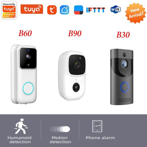 smart home control tuya b30/60/90 wifi video doorbell outdoor wireless intercom camera electronic eye
smart home control tuya b30/60/90 wifi video doorbell outdoor wireless intercom camera electronic eye