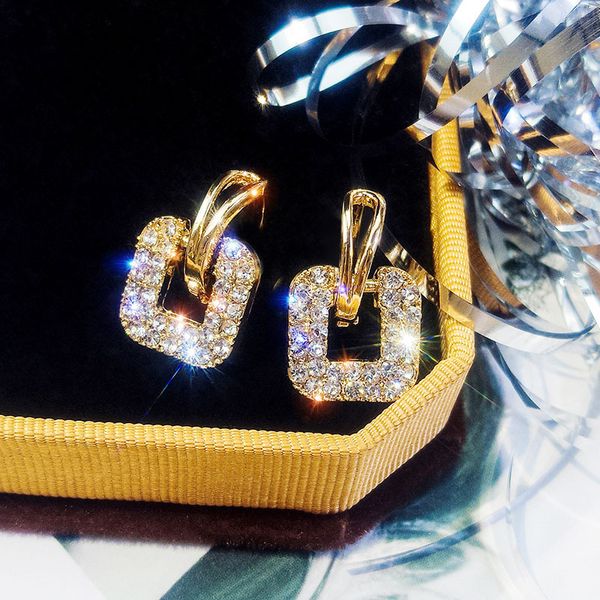 dangle & chandelier cute shiny rhinestone drop earrings for women korean square luxury jewelry dinner wedding party accessories bijoux, Silver
dangle & chandelier cute shiny rhinestone drop earrings for women korean square luxury jewelry dinner wedding party accessories bijoux, Silver