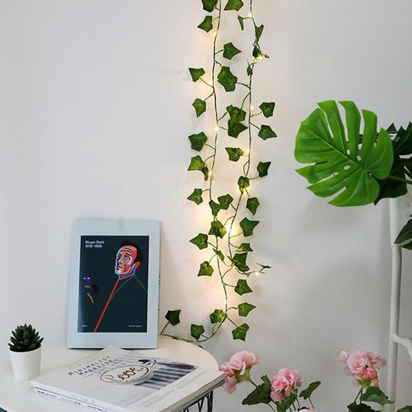 strips garland rattan leaf vine string lights 2.2m artificial plants hanging fake ivy fairy decoration light home decorations
strips garland rattan leaf vine string lights 2.2m artificial plants hanging fake ivy fairy decoration light home decorations