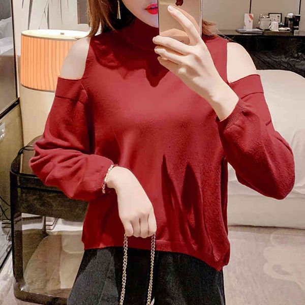 women's sweaters new off shoulder fall pullover women long sleeve clothes black sweater female white knitted casual womens red pull fem, White;black
women's sweaters new off shoulder fall pullover women long sleeve clothes black sweater female white knitted casual womens red pull fem, White;black