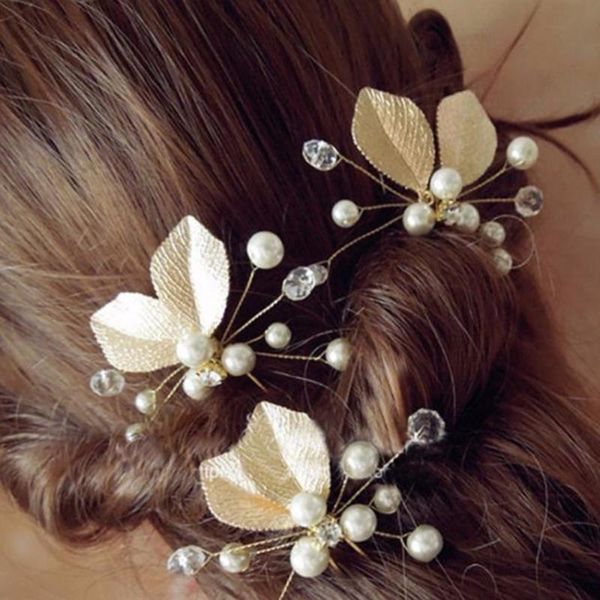 hair clips & barrettes elegant imitation pearl leaf-shaped hairpins for women wedding/engagement/party clip jewelry accessories, Golden;silver
hair clips & barrettes elegant imitation pearl leaf-shaped hairpins for women wedding/engagement/party clip jewelry accessories, Golden;silver