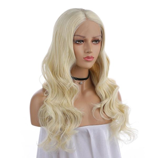 synthetic wigs 180% density 26 inch long body wave blonde 613 lace front wig for black women babyhair preplucked daily cosplay
synthetic wigs 180% density 26 inch long body wave blonde 613 lace front wig for black women babyhair preplucked daily cosplay
