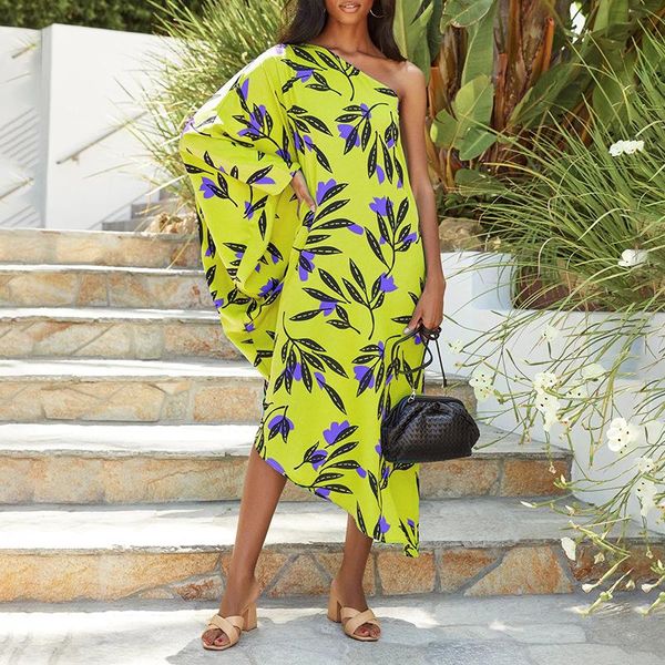 casual dresses one shoulder off oblique collar loose asymmetrical floral print dress female beach wear sand holiday vestidos, Black;gray
casual dresses one shoulder off oblique collar loose asymmetrical floral print dress female beach wear sand holiday vestidos, Black;gray