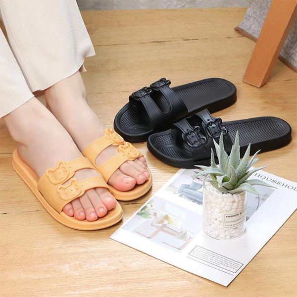women house slippers home indoor shoes soft soled bathroom non-slip ladies sandals summer 2021 female girls flat, Black
women house slippers home indoor shoes soft soled bathroom non-slip ladies sandals summer 2021 female girls flat, Black