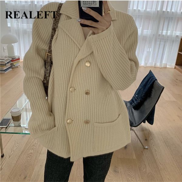 autumn winter double breasted cardigan women's sweater knit wear minimalist knitting outwear ladies female 210428, White
autumn winter double breasted cardigan women's sweater knit wear minimalist knitting outwear ladies female 210428, White
