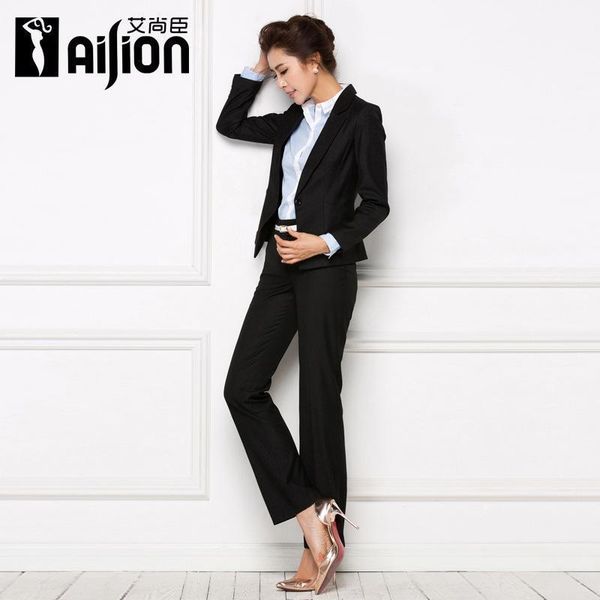 women's two piece pants business attire suit ms. qiu dong long sleeve cultivate morality dress trousers for the interview, White
women's two piece pants business attire suit ms. qiu dong long sleeve cultivate morality dress trousers for the interview, White