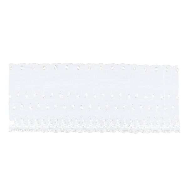 pc short curtain pastoral embroidered lace window polyester light transmission half-curtain for home kitchen balcony - & drapes
pc short curtain pastoral embroidered lace window polyester light transmission half-curtain for home kitchen balcony - & drapes