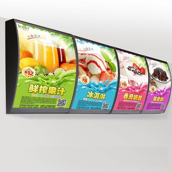 wall mounted led lightbox backlit menu display system for restaurant take away (4 graphics/column) panel lights
wall mounted led lightbox backlit menu display system for restaurant take away (4 graphics/column) panel lights