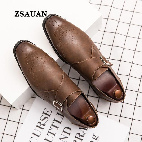 dress shoes zsauan drop 38-46 men brogue british oxford formal male gentleman leather retro party wedding buckle strap, Black
dress shoes zsauan drop 38-46 men brogue british oxford formal male gentleman leather retro party wedding buckle strap, Black