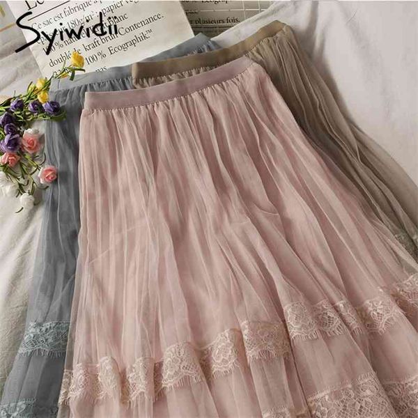 tassel elastic high waist skirt women lace spliced mid-calf casual a-line solid spring summer fashion skirts 210607, Black
tassel elastic high waist skirt women lace spliced mid-calf casual a-line solid spring summer fashion skirts 210607, Black