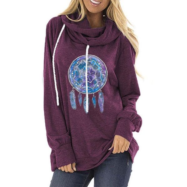 women's hoodies & sweatshirts blue dreamcatcher print sweatshirt kawaii clothes spring/autumn graphic sudaderas para mujer fashion, Black
women's hoodies & sweatshirts blue dreamcatcher print sweatshirt kawaii clothes spring/autumn graphic sudaderas para mujer fashion, Black