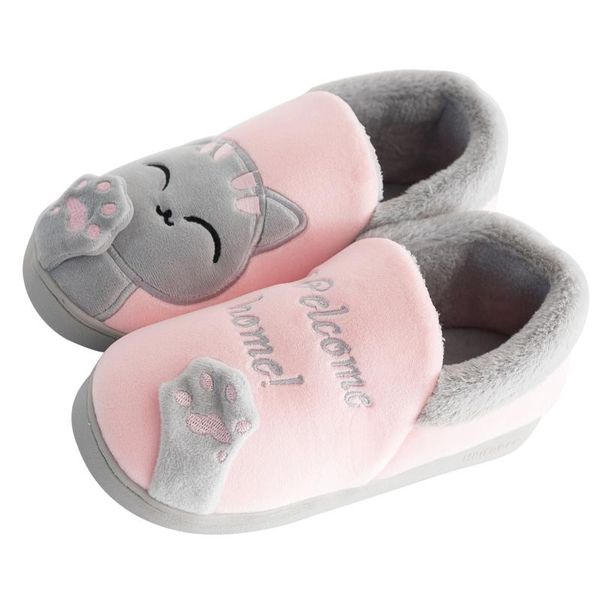 women winter home slippers cartoon cat shoes non-slip soft warm house indoor bedroom woman, Black
women winter home slippers cartoon cat shoes non-slip soft warm house indoor bedroom woman, Black