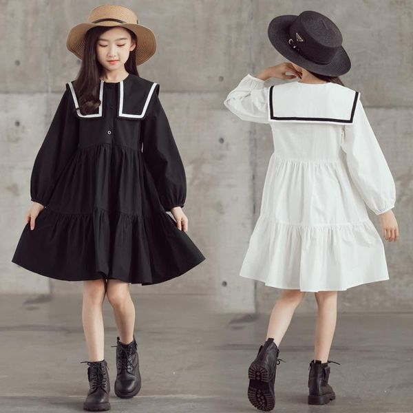 girl's dresses 6-16y 2021 fall korean girls turn-down collar cotton long sleeve children dress kids causal clothing, Red;yellow
girl's dresses 6-16y 2021 fall korean girls turn-down collar cotton long sleeve children dress kids causal clothing, Red;yellow